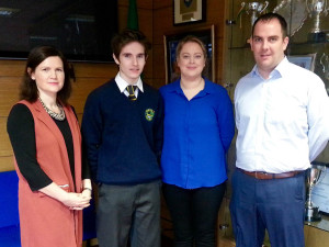 Darragh Harkin, Tanya Morrison, Thomas Boyle and Michelle Bradley