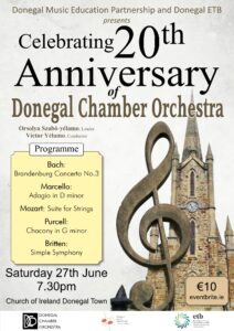 Poster about a music concert